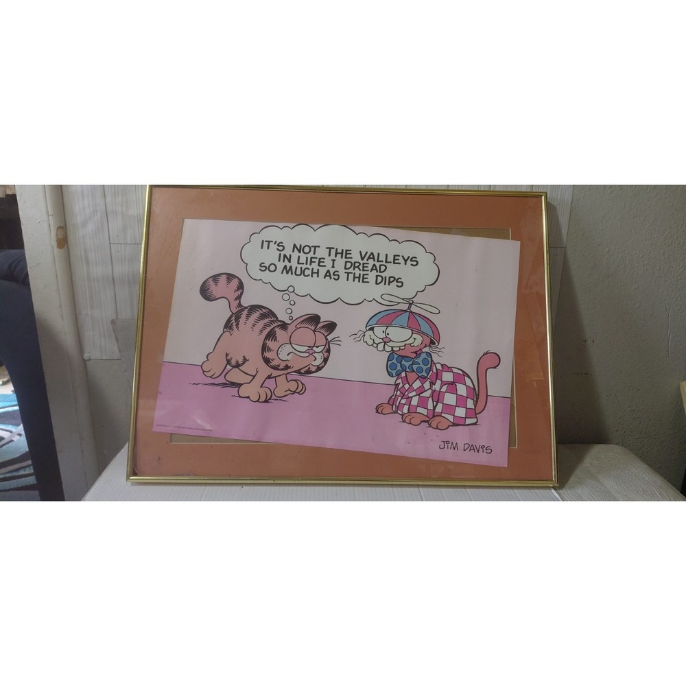 Retro Comic Animation Collectible vintage office 78 Garfield motivational Poster - Picture 10 of 16